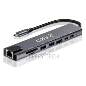 Usb C Hub Multiport Adapter, Celini 8 in 1 Type C Hub Adapter for Macb
