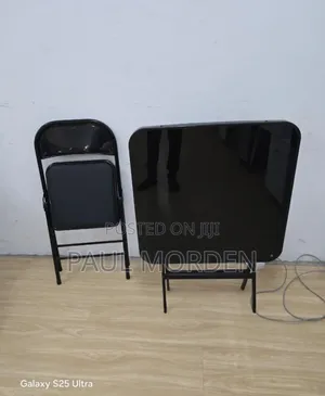 Foldable Table(Glass Top)