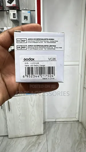 Godox Vc26 Charger for Vb26 V1 Battery