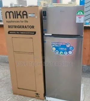 Mika 211litres Double Door Refrigerator