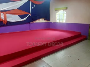Red Well Fitted Church Pulpit Supply and Installation Wall to Wall
