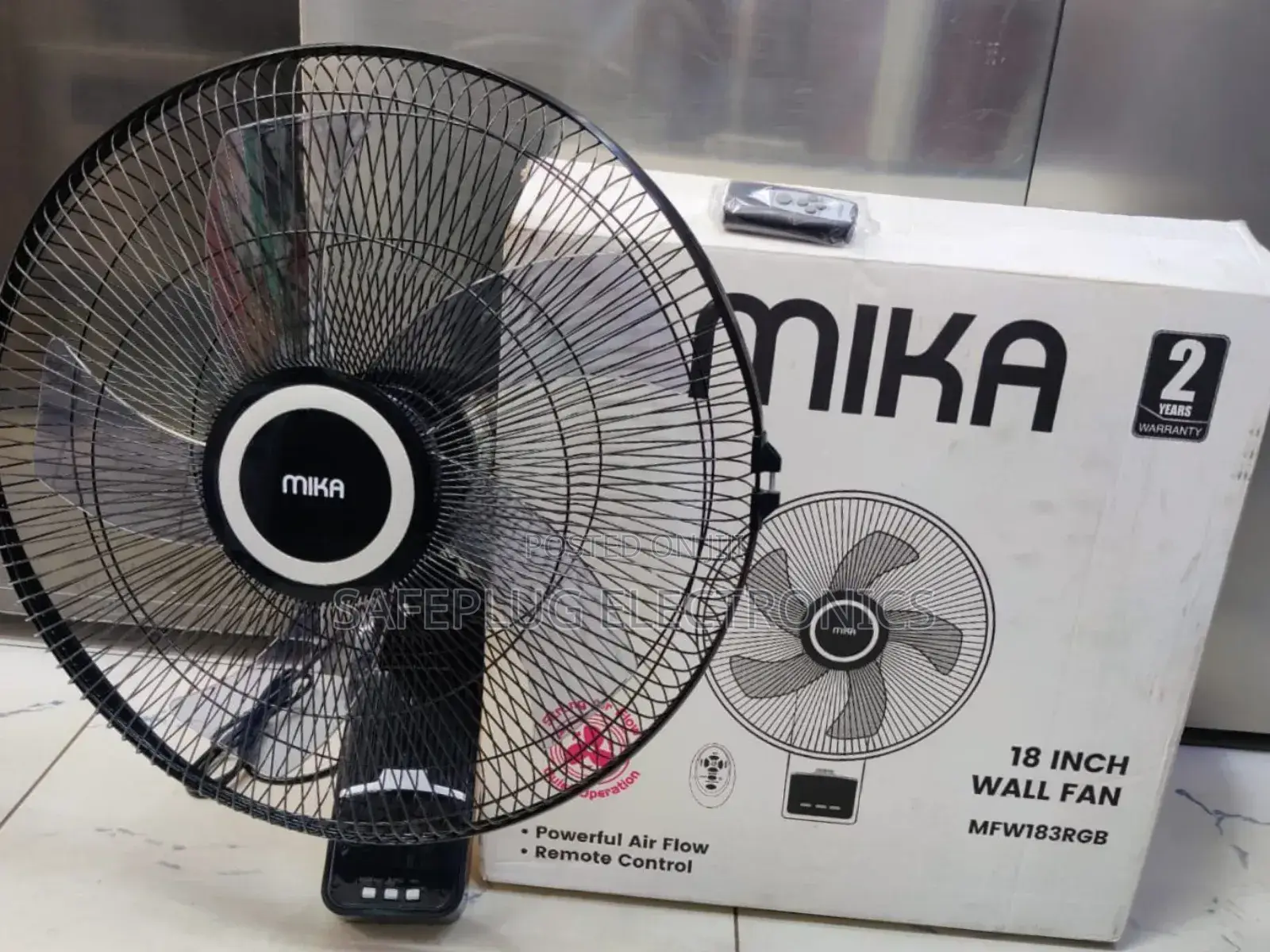Wall Fan With Remote-Controlled/ Mika Wall Fan –