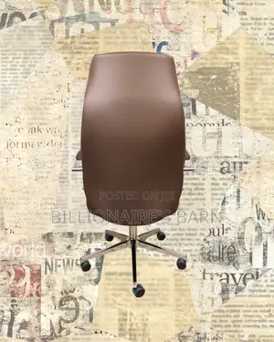 Brown Executive Leather Office Chair (Ergonomic) — Limited Stock