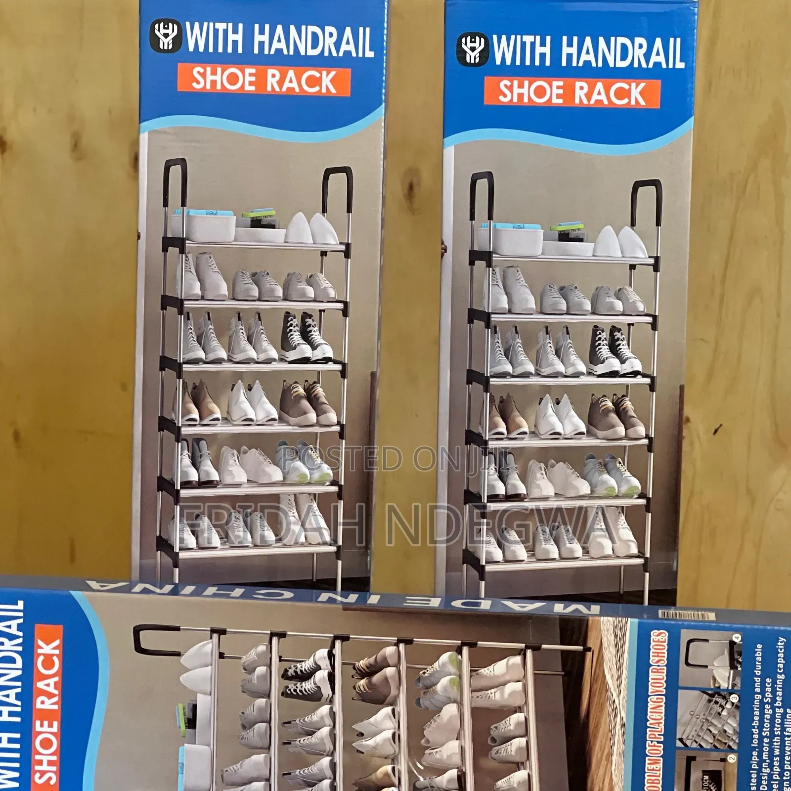 Executive Adjustable Portable 8 Layer Shoe Rack