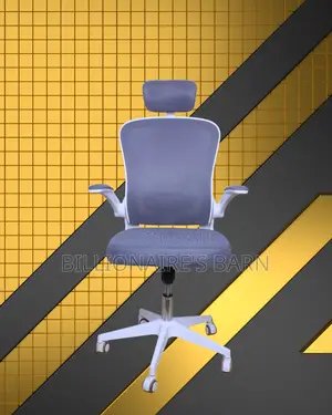 White Ergonomic Office Chair | Executive Lumbar Support