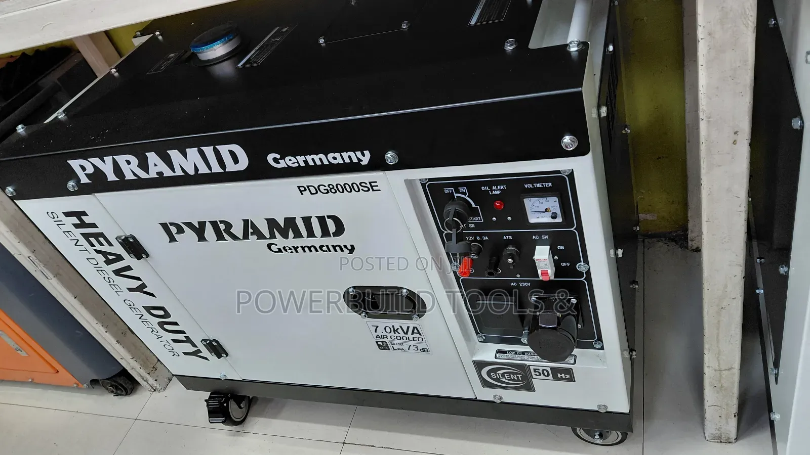 Pyramid 7.5kva Diesel Generator With Ats Switch