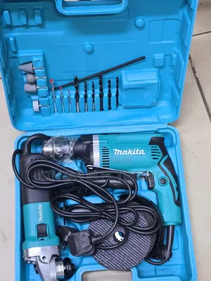 Makita Combo(Grinder and Drill Set)