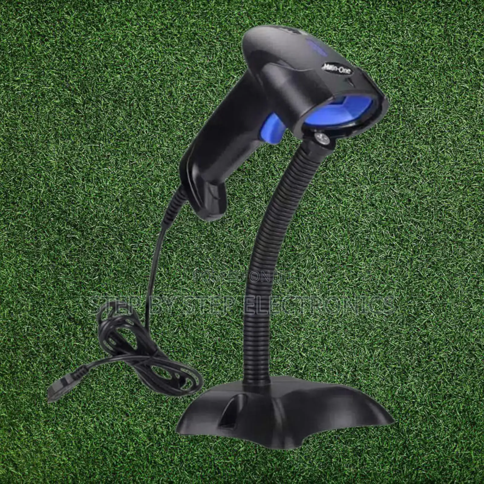 High-Speed Handheld Laser Barcode Reader With Stand for Pos Shops