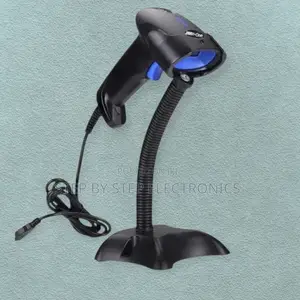 Durable Handheld Laser Barcode Reader With Stand for Retail Stores Pos