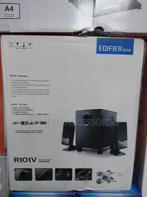 The Edifier R101v 2.1 Channel Multimedia Speaker System.