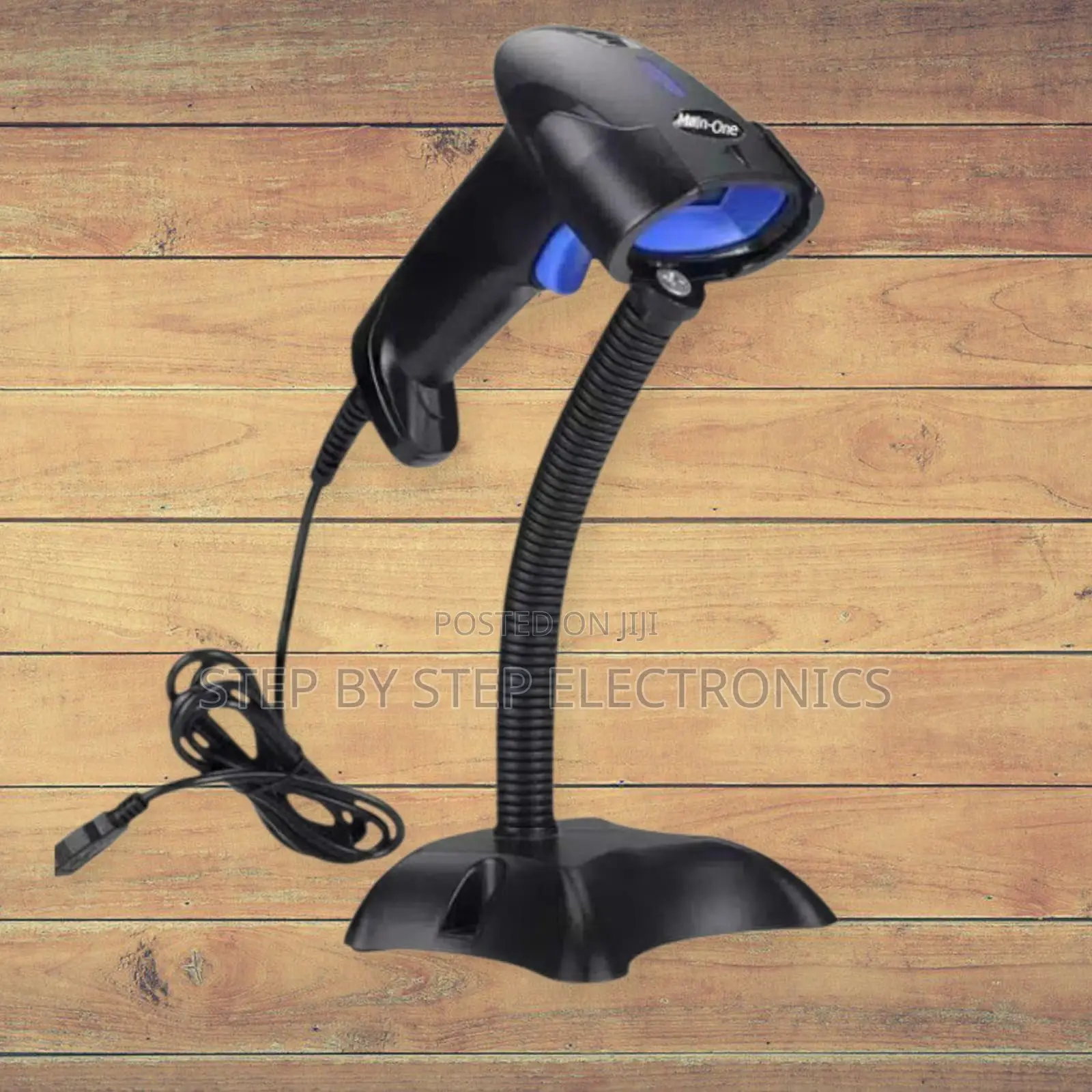 Professional Handheld Laser Barcode Reader With Stand for Pos Use