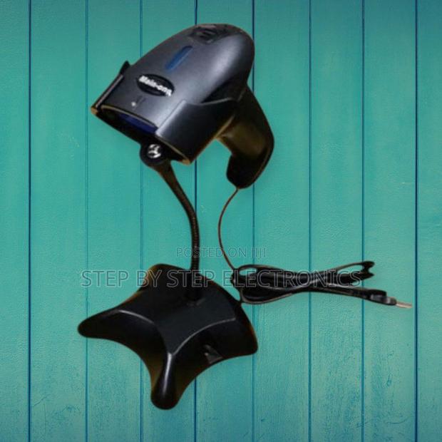 Multi-Use Handheld Laser Barcode Reader With Stand for Pos Systems - main view
