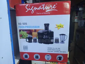 Signature Sg-505 5-in-1 Food Processor With 1.5l Capacity 
