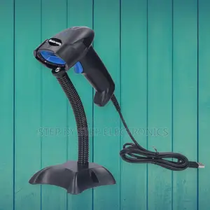 Supermarkets Pos Handheld Laser Barcode Reader With Stand – Usb Wired