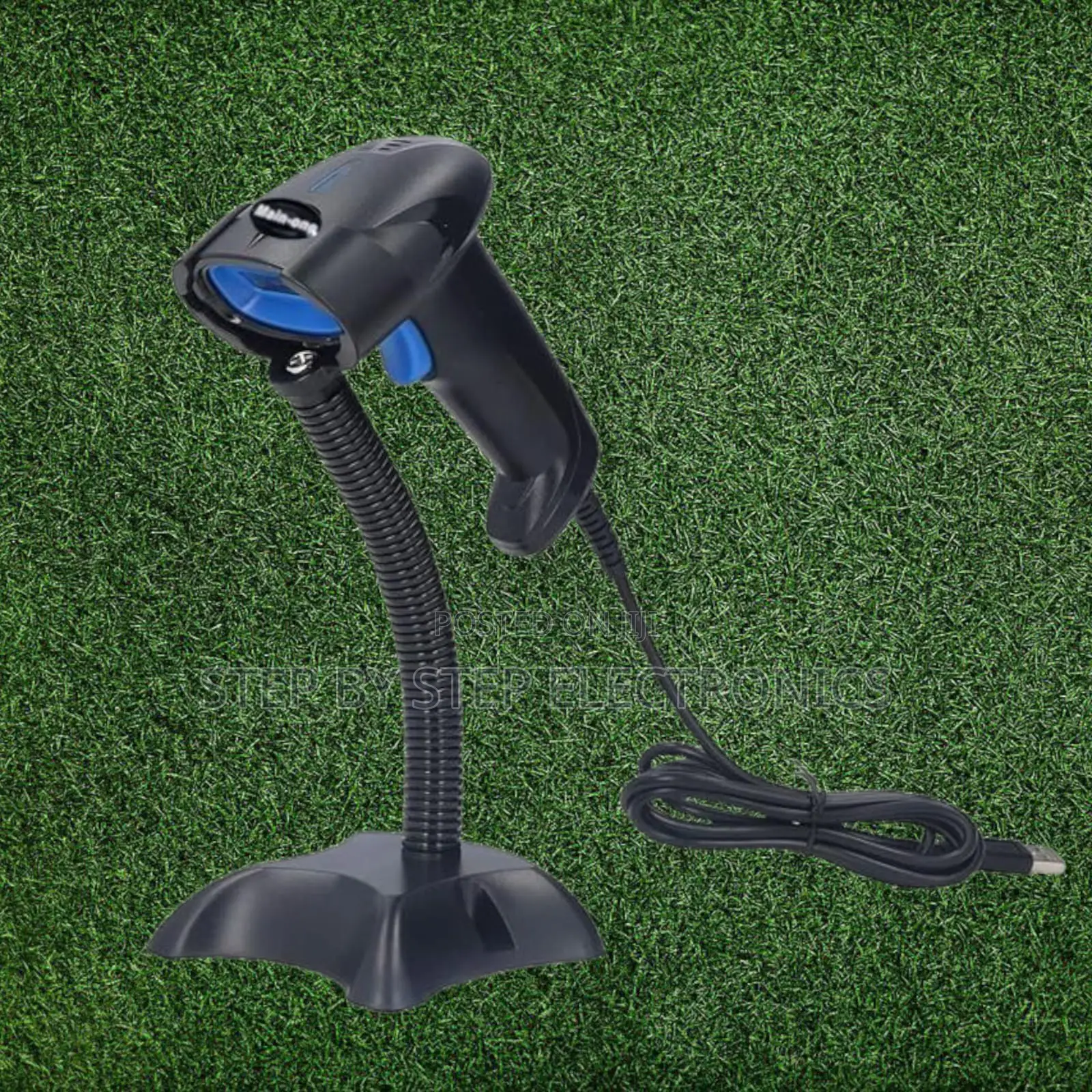 Wired Handheld Laser Barcode Reader With Stand – Accurate and Fast