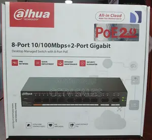 10port Cloud Managed Desktop Switch With 8port Poe