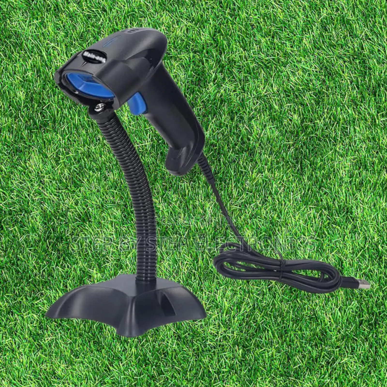 Pos 1d 2d Handheld Laser Barcode Reader With Stand – Fast Scanning