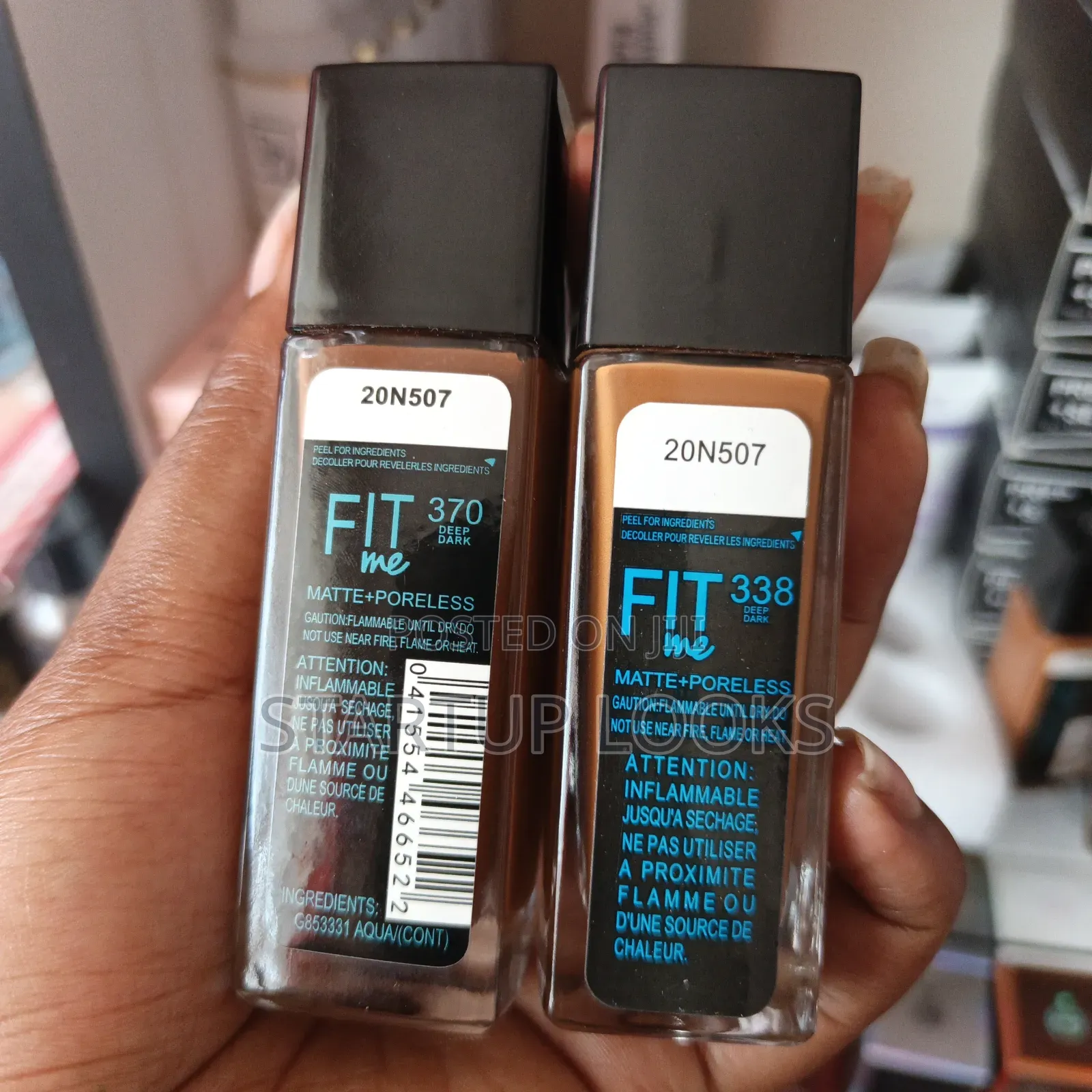 Makeup Foundation Fit Me Matte + Poreless + Free Face Powder