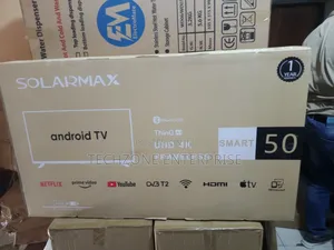 Solarmax 50 Inches Android Smart Tv Ulta Hd Resolution 