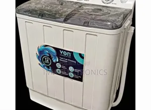 Von VWM-13ahk Twin Tub Washing Machine, White - 13kg