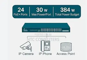Tp-Link Sg3428mp Jetstream 28-Port Gigabit Switch With 24-Port Poe