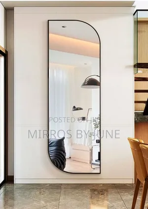 Dressing Mirror With Curved Edges