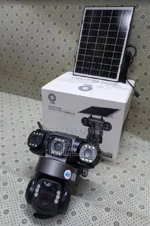 3-Lens 4g Solar Security Camera V380 Pro Outdoor PTZ