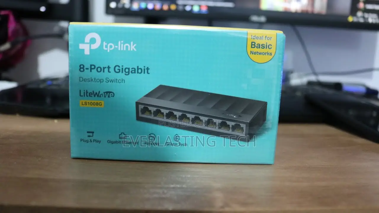 Tp-Link 8-Portmbps Gigabit Desktop Switch - Tl-Ls1008g