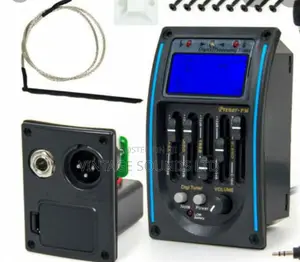 Pre Amp Guitar Pickup With Tuner