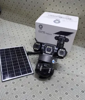 V380pro Triple Lens 4g Solar Camera Outdoor