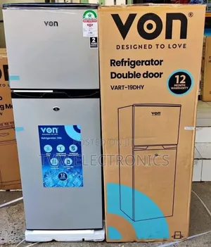 Von Vart-19dhs Double Door Fridge 136l