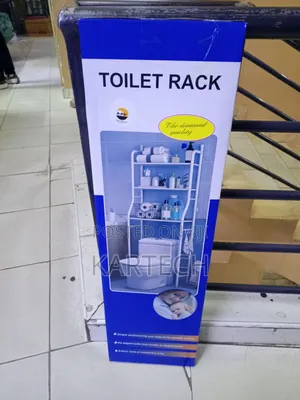 Multi-Layer Toilet Storage Rack – Towel Toiletries Holder