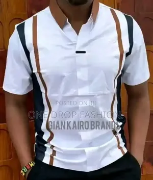 Men Designer Fashion Stripped T-Shirts