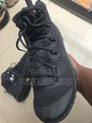 Black Military Boots,Under Armour