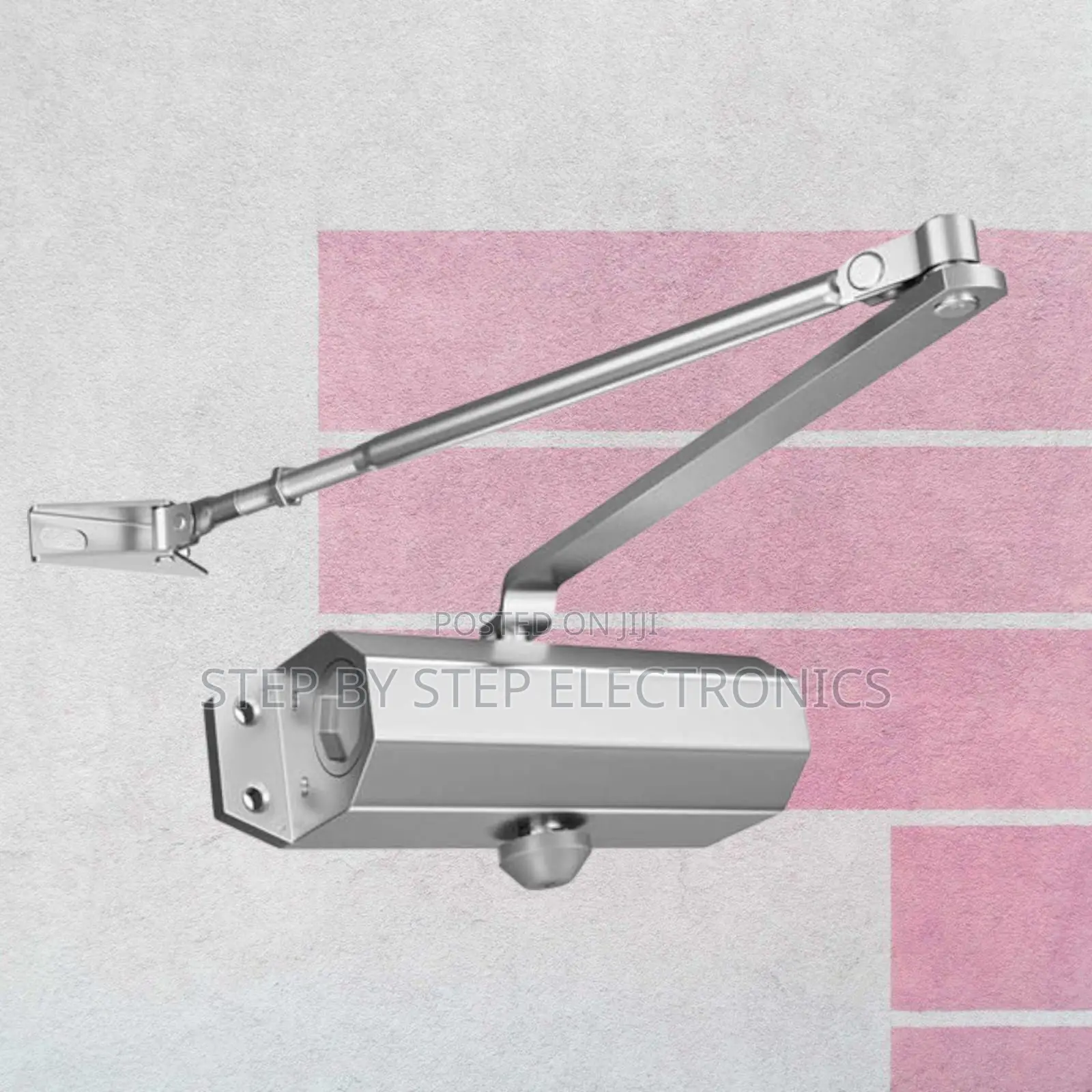 Heavy Duty Automatic Hydraulic Door Closer – Adjustable Latching Speed