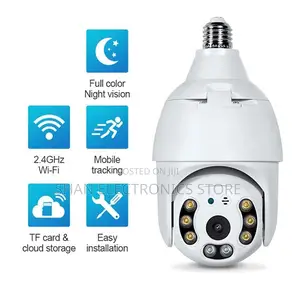 4g Sim Card Bulb Camera
