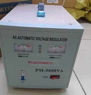 Powermate 5kva Voltage Regulator – Protects Tvs, Fridges Electronics