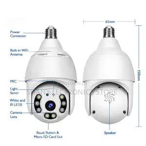 2mp Indoor 4g Camera Bulbdome Socket PTZ Network Camera