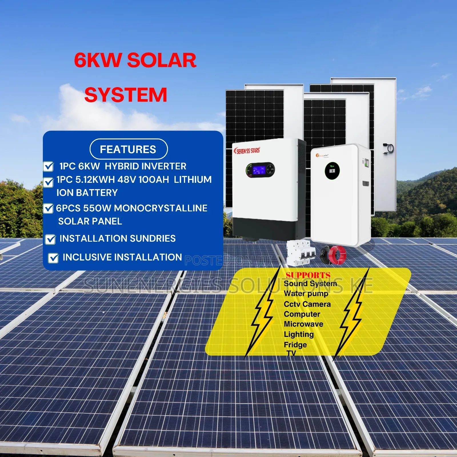 6kw Solar System