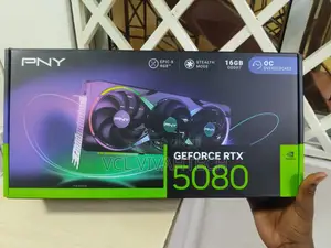 Pny Geforce RTX 5080 Argb Epic-X RGB Oc Triple Fan 16gb Graphics Card