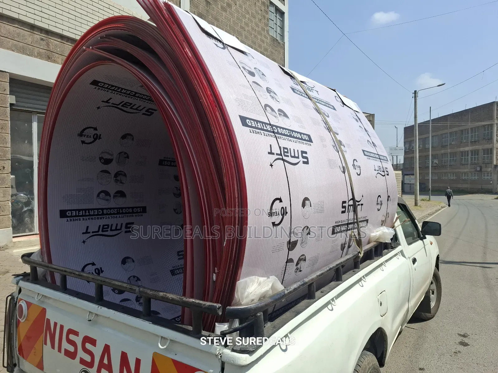 High Quality Red Polycarbonate Roofing Sheets