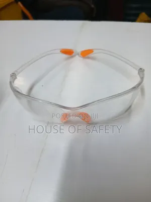 Orange Flame Safety Glasses