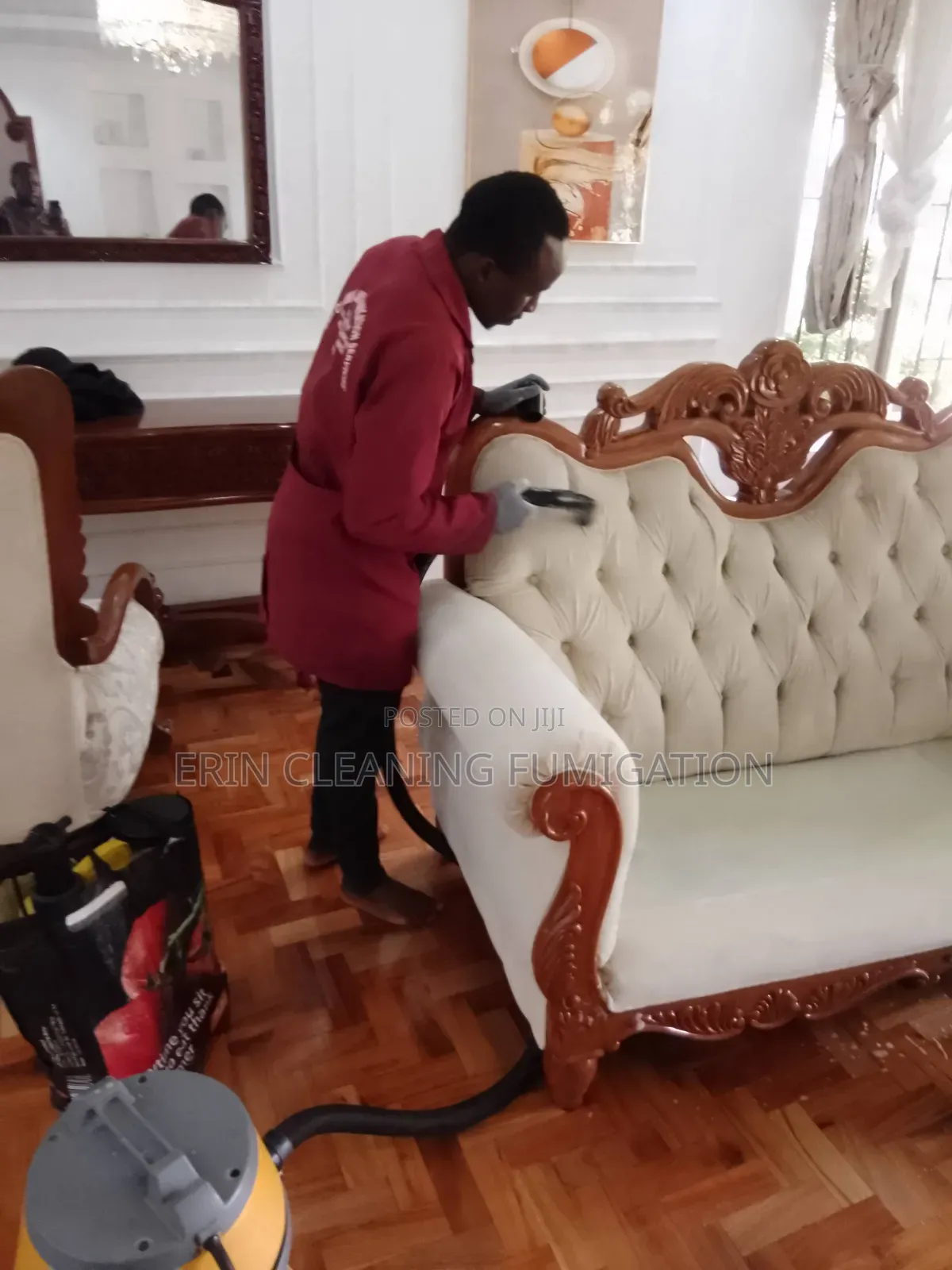 Sofa Stain Removing and Drying