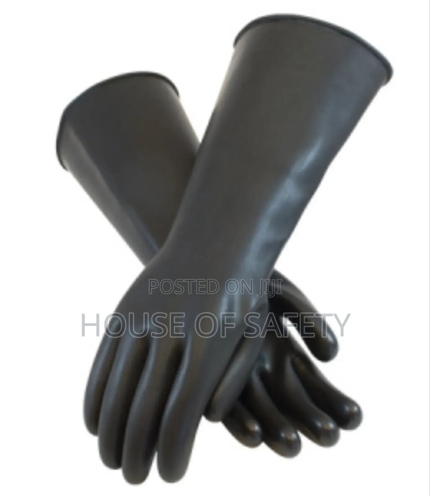 Different Sizes Black Safety Gloves