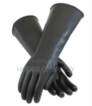 Different Sizes Black Safety Gloves
