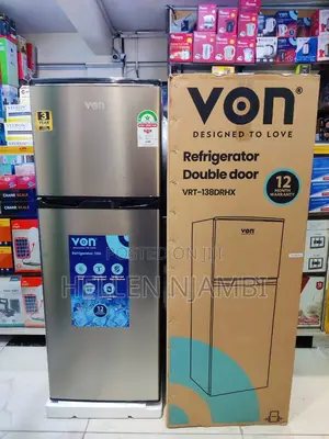 Von 138litre Double Door Refrigerator