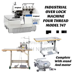 Industrial Overlock Machine Four Thread Model 747