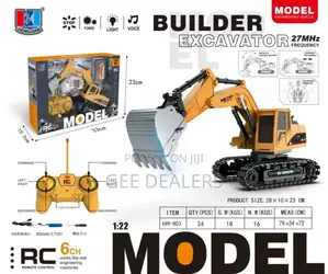 Remote Control Excavator Toy, Construction Toys