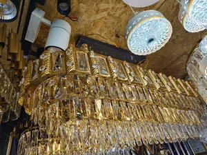 Modi 800mm X300mm Crystal Chandelier