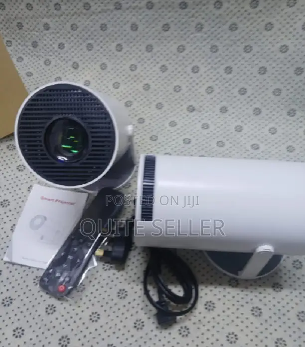 Hy300 Pro Mini Android Smart Projector - 360 Degrees Flip